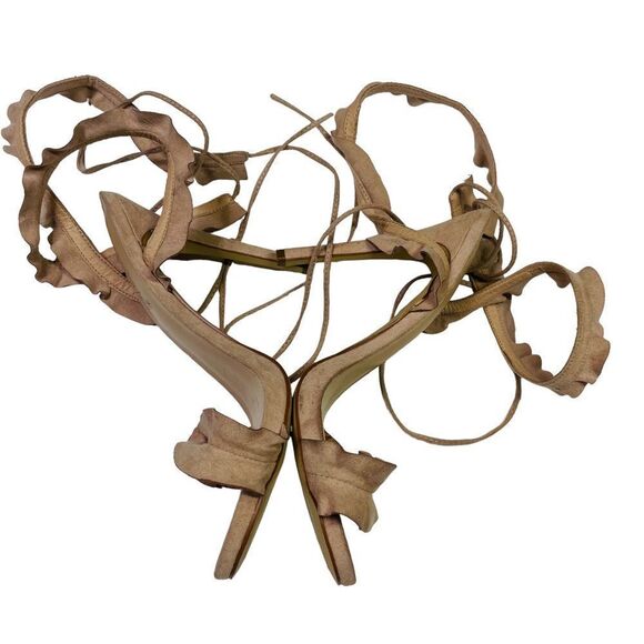 Shoedazzle Beige Shirah Heeled Sandals - Size 5.5 - Picture 7 of 14